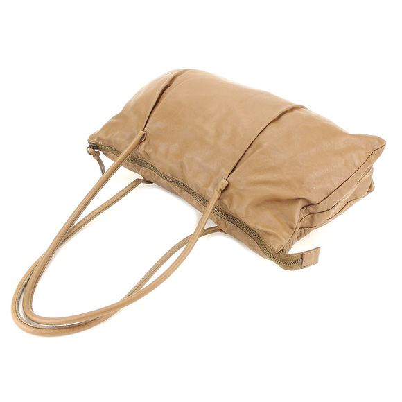 Miu Miu Logo Leather Fashion Bag Brown - Picture 4 of 6